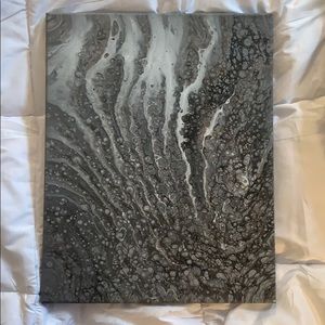 Acrylic painting, wall art, canvas 16 × 20 inches